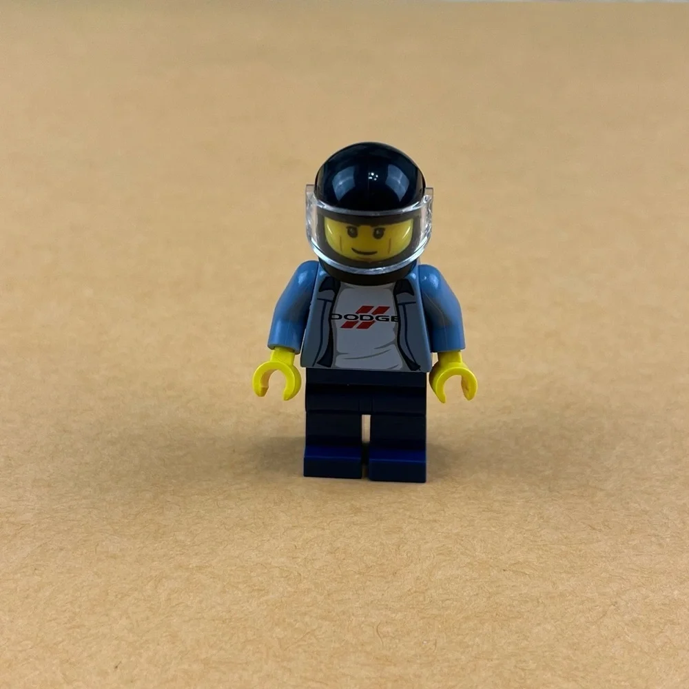 LEGO 1970 Dodge Charger R/T Driver Minifigure- 75893 sc072 2”